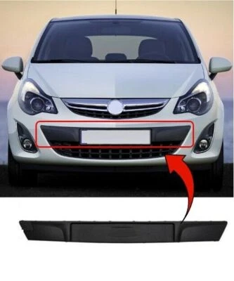 Se adapta a Vauxhall Corsa D 2011-14 parachoques delantero placa soporte moldura rejilla respaldo Foto 1 de 4