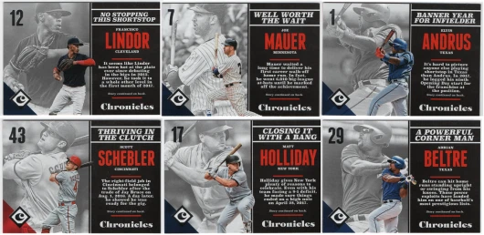 2017 Panini Chronicles Baseball - Base Set Cards - Choose From Card #'s 1-100 - Image 1 of 1