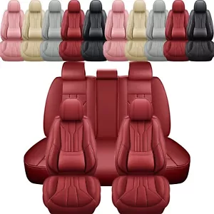 For Lexus Car Seat Cover Protectors luxury Leather Front+ Rear Seat Cushion - Picture 1 of 90