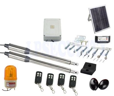 NSEE PKM-C01-8 500KG/1200LBS Double Opener Solar Swing Gate Door Operator Steel - Image 1 of 4