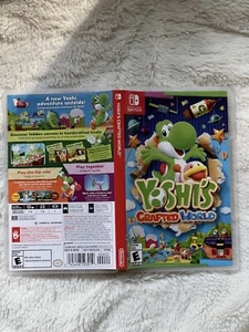 Yoshi's Crafted World Replacement Case ONLY! Nintendo Switch Box Original - Picture 1 of 2