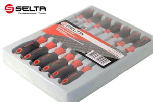 Selta Taiwan 13pc Torx Star Screwdriver Set Cr-V Blade: T5-T45 with PVC Tray - Picture 1 of 7
