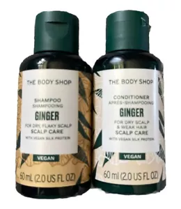 THE BODY SHOP GINGER Scalp Care Shampoo & Conditioner Travel Set 2oz Each - Picture 1 of 3