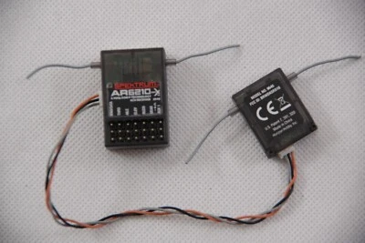 Spektrum AR6210 6-Channel DSMX Receiver - Item No.SPMAR6210 with Satelite - Image 1 of 2