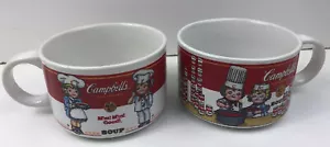 Vintage 1997 Campbell's Soup Mugs Cups by Westwood. 2 Pc Set. - Picture 1 of 6