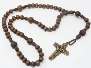 Handmade Catholic Rosary • Madonna Crucifix • Blessed Beads • Durable Para Cord - Picture 1 of 8