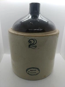 Vintage #2 Western Stoneware Co Two Tone Crock Jug Excellent Original Condition - Picture 1 of 8