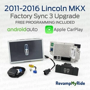 LINCOLN MKX 2011 12 13 14 15 16 OEM Sync 3 Upgrade CarPlay ANDROID AUTO - Picture 1 of 10