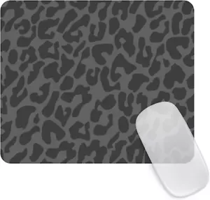 Mouse Pad,Black Leopard Mouse Pad, Mouse Mat Square Waterproof Mouse Pad Non-Sli - Picture 1 of 7