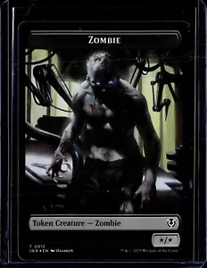 Zombie/Zombie - Gettone - Foil - INR - NM - MTG Magic the Gathering - Foto 1 di 2
