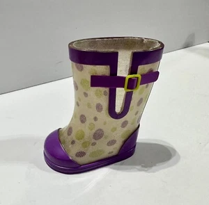 American Girl Doll McKenna Rain Boot(LEFT ONLY) from Rainy Day Gear - Picture 1 of 4
