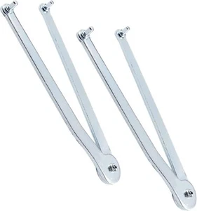 2 Pcs Adjustalbe Face Spanner Wrench Adjustable Pin Spanner Pin Pliers For Round - Picture 1 of 1
