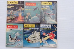 Amazing Stories July to Dec 1961 Gordon Dickson, Philip Jose Farmer,Jack Vance - Picture 1 of 24