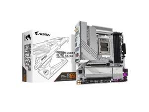 Gigabyte AMD B650M AORUS ELITE AX ICE AM5 DDR5 Micro-ATX Motherboard ✅BRAND New✅ - Afbeelding 1 van 4