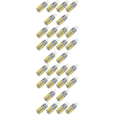  30 pcs G4 DC 12V 2.5W 180LM 3000-3500K SMD 2835 -LED Bulbs Lamps Lights (Warm - Image 1 of 4