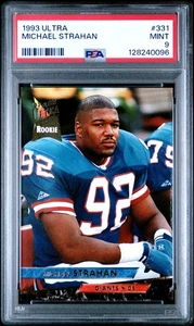 Ultra #331 1993 Michael Strahan PSA 9 - Imagen 1 de 2
