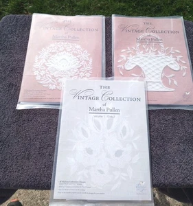 Lot 3 Vintage Collection of Martha Pullen Machine Embroidery CDs Vol 2 Disks 1 2 - Picture 1 of 16