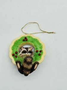 Fitz & Floyd Charming Tails Christmas Cookies Raccoon Ornament 87/301  New - Picture 1 of 5