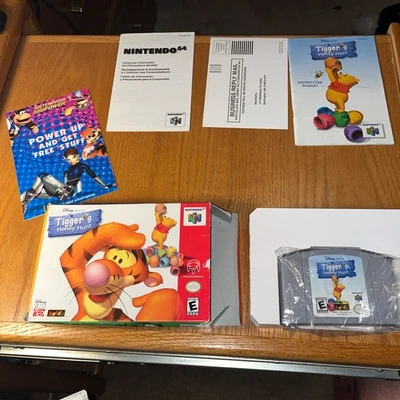 Tigger's Honey Hunt Disney Nintendo 64 Game Complete in Box W/Manual Disney  - Image 1 of 4