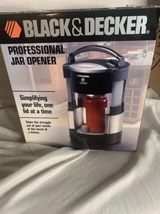 Neu Open Box Black & Decker Deckel weg Profi Glasöffner schwarz JW200BM - Bild 1 von 8