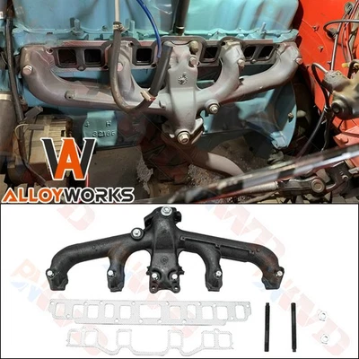 Colector de escape para Jeep J10 J20 CJ7 1981-1987 Wrangler Cherokee Wagoneer 4,2 L Foto 1 de 4