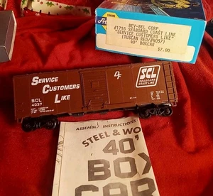 Seaboard Railroad Service Customers Like 40' Bev Bel Boxcar Athearn HO SCL 4037 - Picture 1 of 6