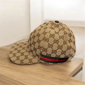 GUCCI 200035 204891 GG Baseball Cap Mütze Größe 58 cm Medium M Beige Italy Unisex - Bild 1 von 8
