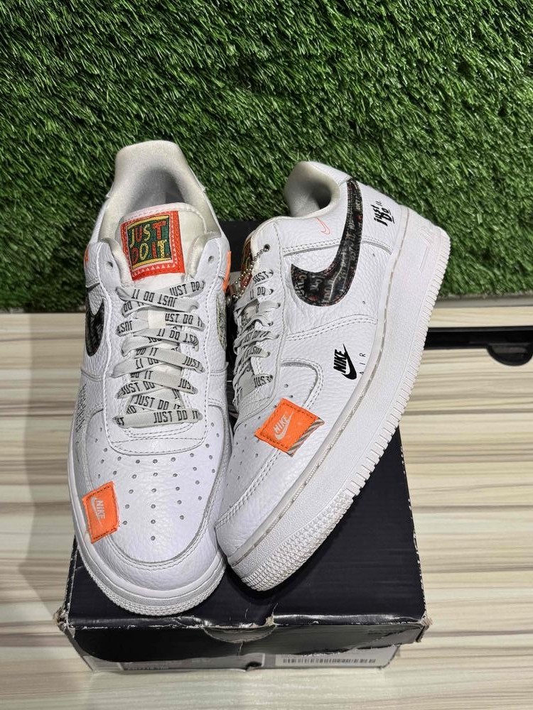 Nike Air Force 1 ホワイト JUST DO IT Nike Air Force 1 Low Just Do It Pack White (GS) - AO3977-100