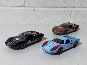 1966 Ford GT40 MKII Diecast 1:32 Scale 5 in Le Mans 24 Race Car Toy Set Lot of 3 - Picture 1 of 7