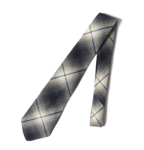 RRL RALPH LAUREN Ombre Check Cotton Men’s Tie Handmade Italy Double RL NEW - Picture 1 of 3