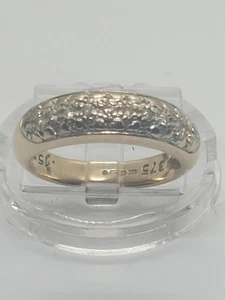 9ct Yellow Gold Diamond Cluster Ring Size L (3.63g) Fully Hallmarked - Bild 1 von 13