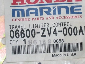 Honda Marine TRAVEL LIMITER   06600-ZV4-00AH Deal Price!! - Picture 1 of 2
