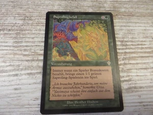 1x Infestación Saproling - Invasión - Casi Nuevo - Alemán - Fuera de existencia MTG - Imagen 1 de 3