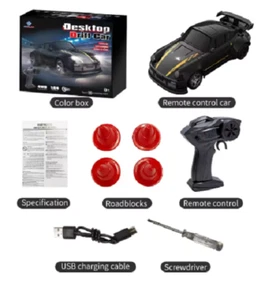 4WD 2.4GHZ RC Desktop Drift Car Racing Model Toys 1/64 Remote Control Car  - Picture 1 of 7