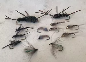 Assortmnet of trout flies - Picture 1 of 5