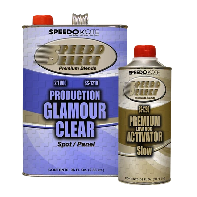 Production Glamour Clear Coat , 2.1 voc Gallon Kit w/Slow Act., SS-1210/1290 - Image 1 of 3