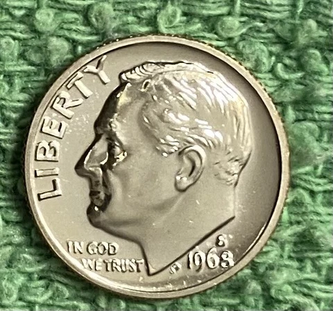 1968-S  **PROOF**  ROOSEVELT DIME - NICE COIN - L@@K AT PICTURES!!!!! Cover