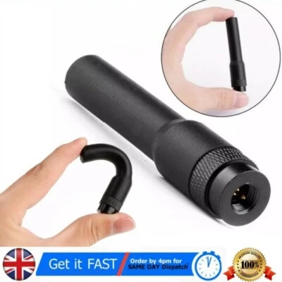 SF20 VHF & UHF Dual Band SMA Male Small Flexible Stubby Radio Antenna 7cm - Image 1 of 4