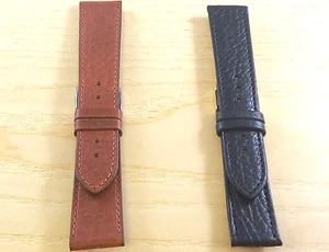 Cinturino vera pelle toro colori disponibili marrone e nero ansa 20mm - Imagen 1 de 4