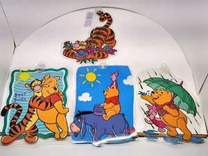 Vintage Disney Winnie Puuh Saugnapf Fensterdekoration 4 Stück - Bild 1 von 6