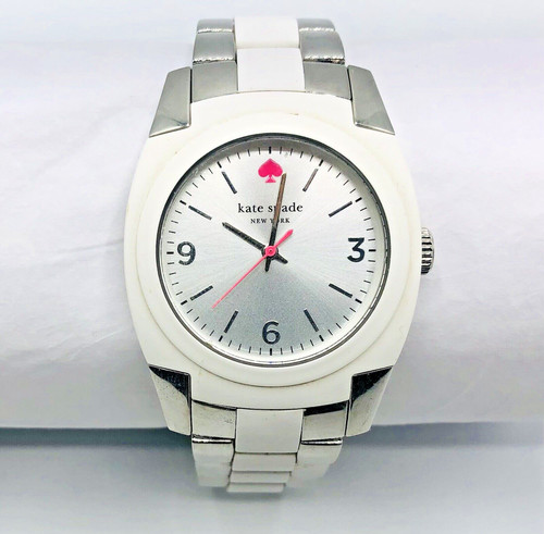 Orologio Kate Spade New York donna 2 toni skyline bianco gomma inox 1YRU0165