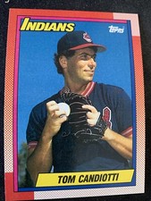 1990 Topps Baseball Card #743 Tom Candiotti Cleveland Indians NMMT Free Ship!