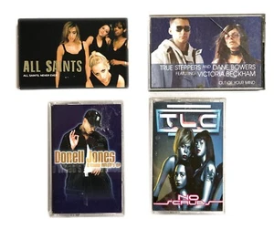 All Saints, TLC, Donnell Jones, True Steppers & Dane Bowers x 4 cassettes - Picture 1 of 9