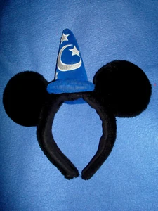 Disneyland Mickey Mouse Fantasia Ears Headband - Sorcerer Apprentice Wizard - S - Picture 1 of 4