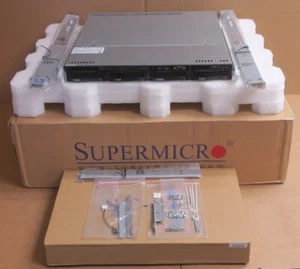 Supermicro SYS-5019S-M 813M-3 Quad-Core E3-1245v6 16GB Ram 240GB SSD 4Bay Server - Picture 1 of 11
