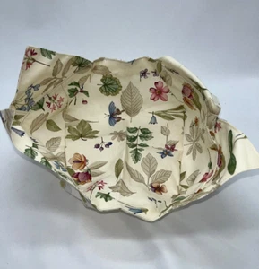 Longaberger Cestino Muffin Ovale Fodera Solo Campi Botanici #2370635 NUOVO - Foto 1 di 4