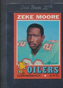 1971 Topps #043 Zeke Moore Oilers EX/MT *2479 - Picture 1 of 1