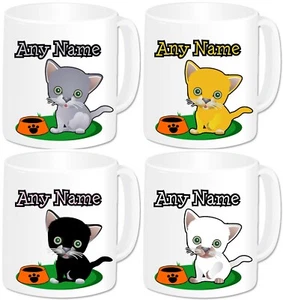 Taza Personalizada Gatito Gato Lindo Amante de Mascotas Regalo Cumpleaños Navidad Trabajo Regalo - Imagen 1 de 14