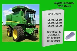 John Deere S540 S550 S660 S670 S680 S690 Set manuali tecnici e diagnostici - Foto 1 di 1