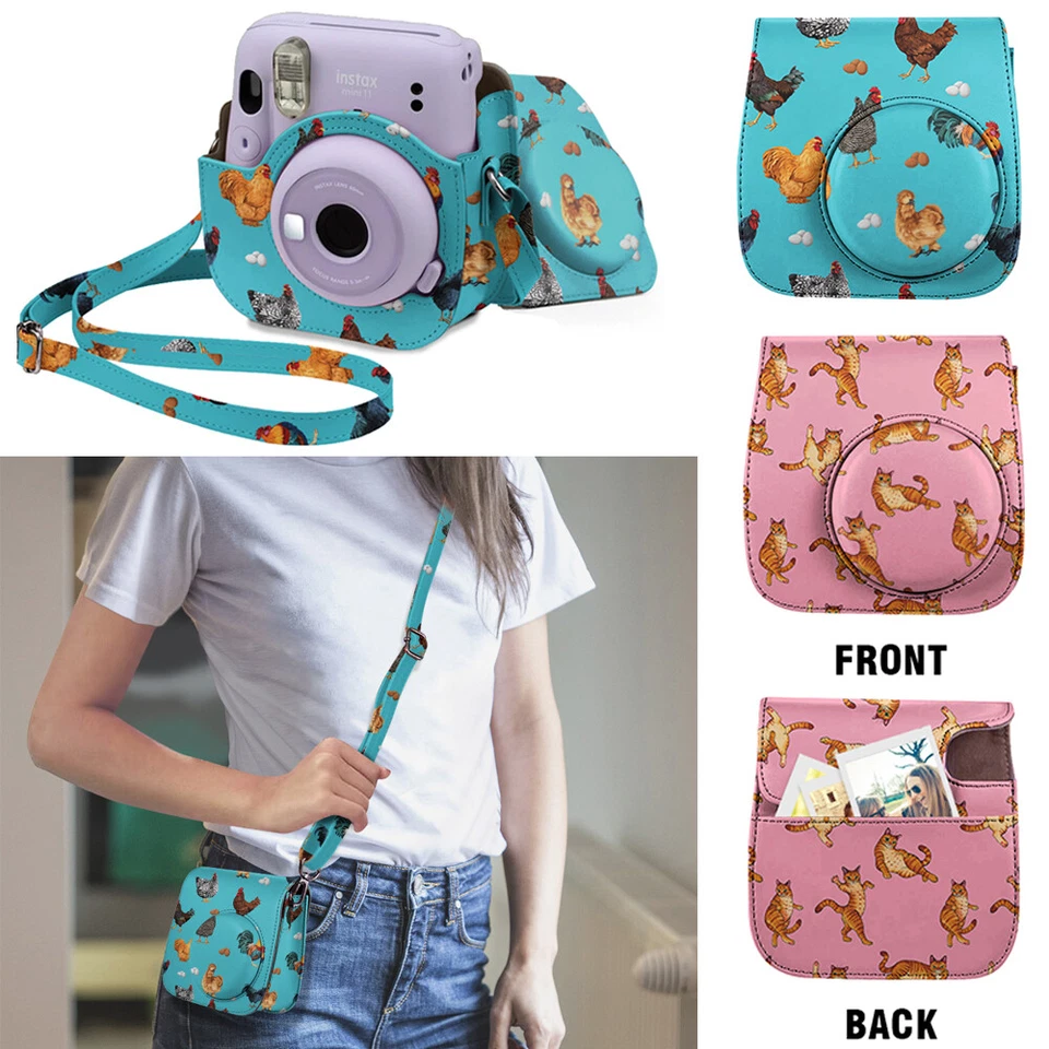 Funda protectora con correa para cámara instantánea Fujifilm Instax Mini 11 12 Foto 1 de 1